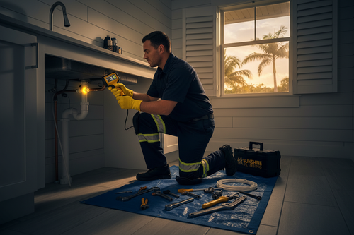 Professional leak detection and repair service